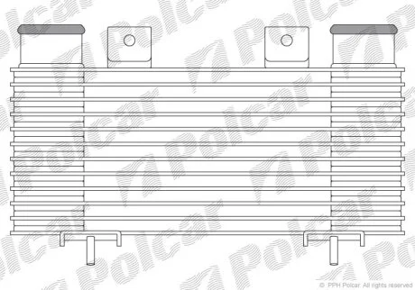 Радіатор повітря (інтеркулери), RANGER (INT), 98-06 Polcar 3268J81