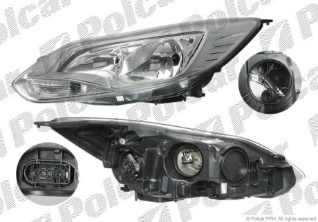 Фара основна, FOCUS, 12.10- Polcar 32C110T