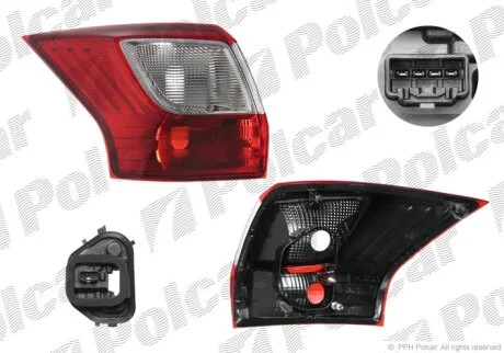 Ліхтар задній, C-MAX, 11.10- Polcar 32M1872V