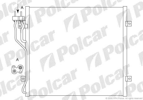 Радіатори кондиціонера Polcar 3410K8C1