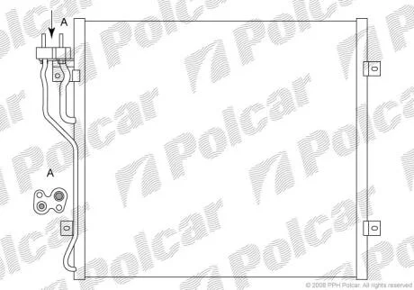 Радіатори кондиціонера Polcar 3410K8C1