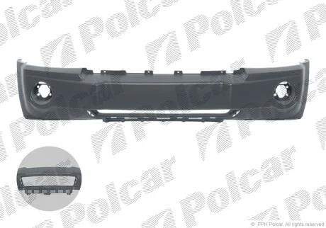 Бампер передній Polcar 343007