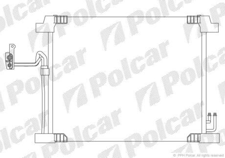 Радіатори кондиціонера Polcar 3551K8C1