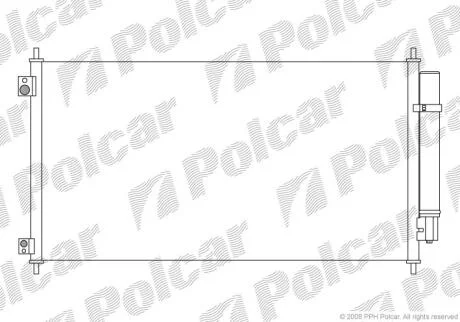 Радіатори кондиціонера Polcar 3834K8C1