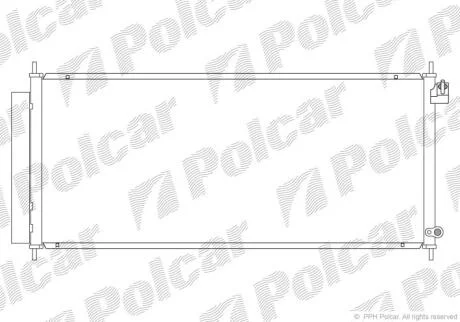 Радіатори кондиціонера Polcar 3835K8C2