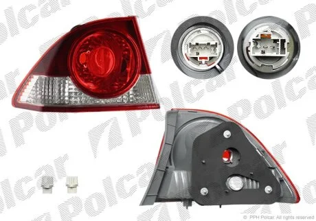 Ліхтар задній, CIVIC SDN, 10.05- Polcar 384588E