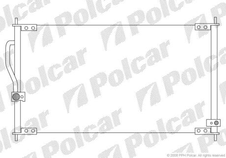 Радіатори кондиціонера Polcar 3875K8C1