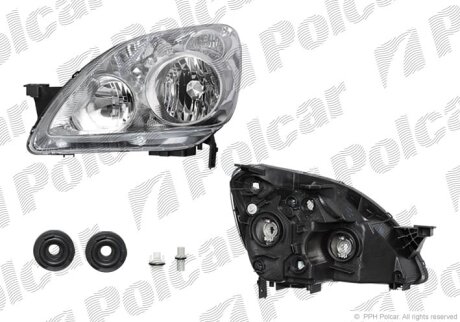 Фара основна, CRV, 01.05-10.06 Polcar 3877090E