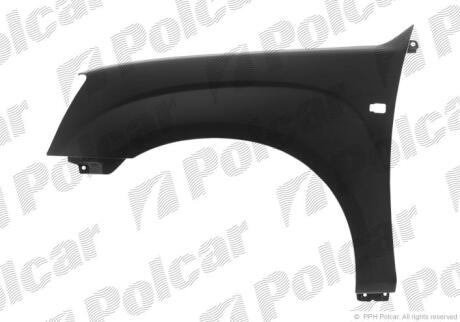Крило переднє лівий D-MAX, 07-12 Polcar 394001
