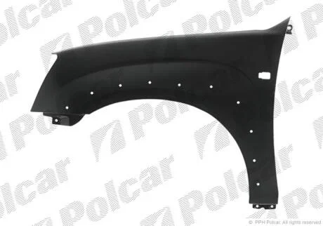 Крило переднє правий D-MAX, 07-12 Polcar 3940021