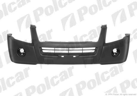 Бампер передній D-MAX, 07-12 Polcar 394007