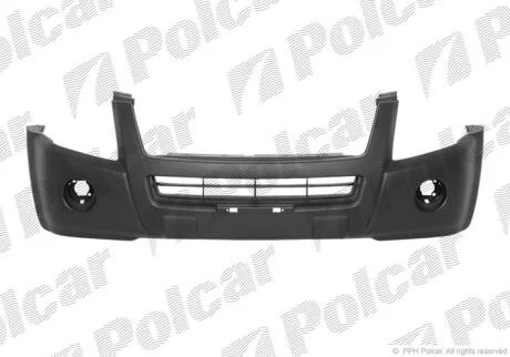 Бампер передній D-MAX, 07-12 Polcar 394007