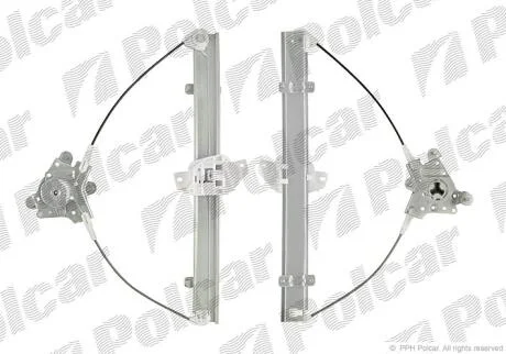 Склопідйомник електричний без електромотора HYUNDAI ACCENT, 94- Polcar 4005PSG3
