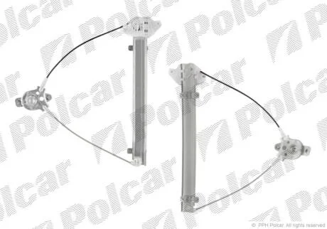 Склопідйомник ручної Polcar 4005PSM1