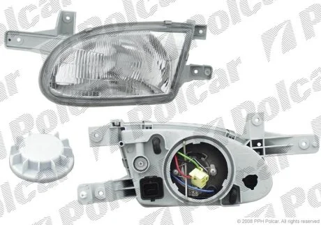 221-1109L-EM, 92105-22360 ФАРА L Н4 ПОД ЭЛ. КОР. Polcar 4006090E