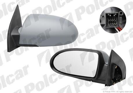 Дзеркало зовнішнє лівий Polcar 4009514E