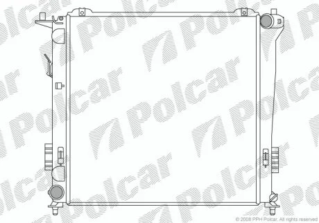 Радіатор охолодження, CEED Polcar 4015082X
