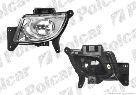 Фара передня, I30, 03.07-03.12 Polcar 401529E