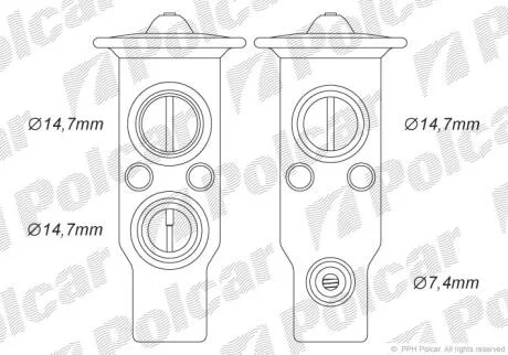 Стопорний клапан Polcar 4035KZ1