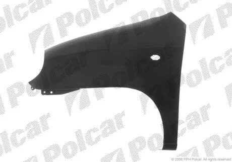 Крило переднє правий Polcar 404002