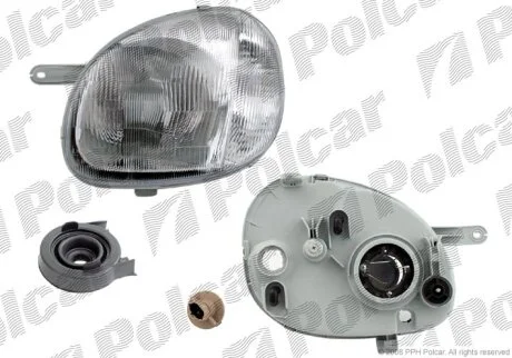 221-1110L-EM, 92105-02010 ФАРА L Н4 ПОД ЭЛ. КОР. Polcar 4040091E