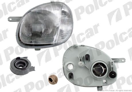 221-1110R-EM, 92106-02010 ФАРА R Н4 ПОД ЭЛ. КОР. Polcar 4040101E