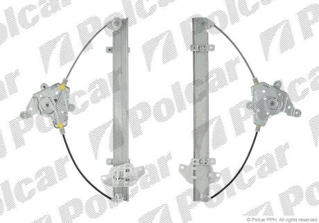 Склопідйомник електричний без електромотора HYUNDAI ATOS Polcar 4040PSG1