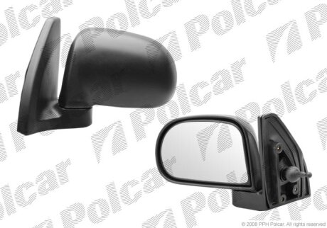 Дзеркало зовнішнє правий, H. ATOS PRIME, 00- Polcar 4041521M