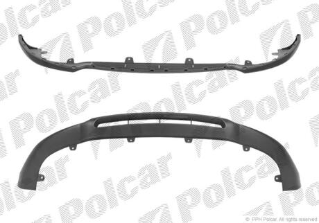 Спойлер бампера переднього Hyundai TUCSON, 2010- Polcar 404825