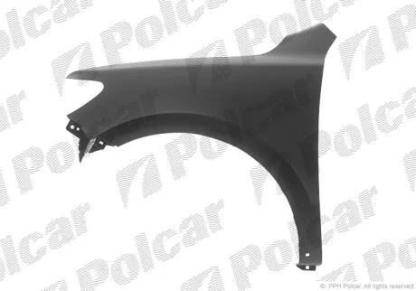 Крило переднє правий Polcar 405202