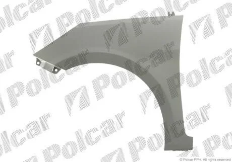 Крило переднє ліве Hyundai Accent, 2010- Polcar 40B101