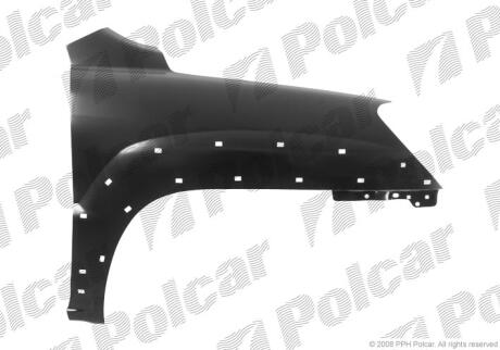 Крило переднє правий KIA SPORTAGE III,05- Polcar 4103021