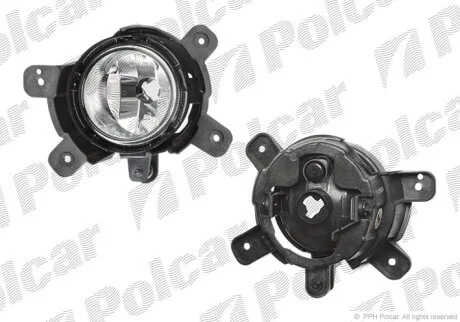 Фара передня, PICANTO, 02.08- Polcar 4107300E