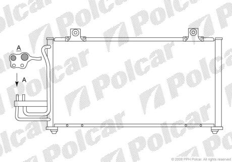 Радіатори кондиціонера Polcar 4111K8C2