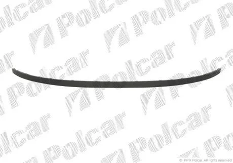 Спойлер бампера переднього Polcar 411425