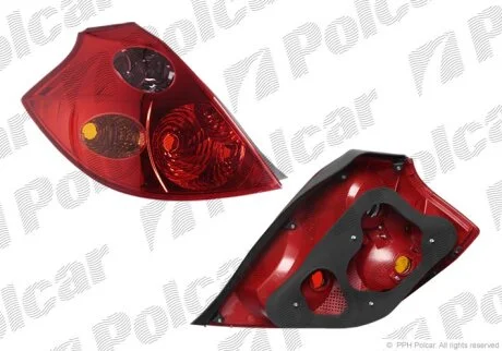 Лівий задній ліхтар KIA Ceed (ED) 2006-2009 5-дверний DEPO Polcar 411487E