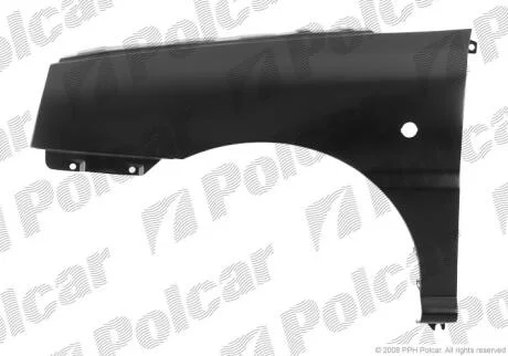 Крило переднє правий KIA RIO, 02- Polcar 411602