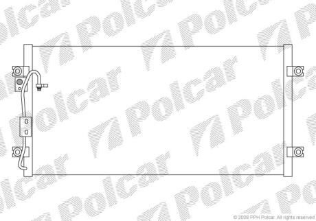Радіатори кондиціонера Polcar 4140K8C2