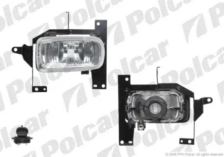 Фара передня, MAZDA 626, 97- Polcar 451730E