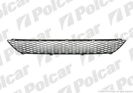 GK2A-50-1T1B, KH3451996 РЕШЕТКА БАМПЕРА ПЕР Polcar 451927
