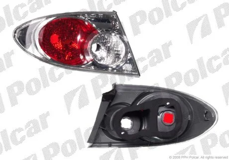 11-0434-01-2, 216-1954L, 220-61871L, QJ6A-51-160E ФОНАРЬ ЗАДН. НАРУЖ. L Polcar 451987E
