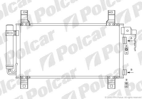 Радіатори кондиціонера Polcar 4519K8C1