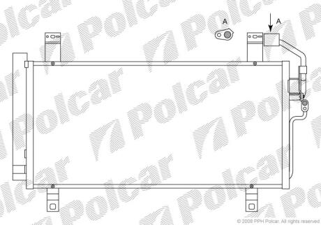 Радіатори кондиціонера Polcar 4519K8C3