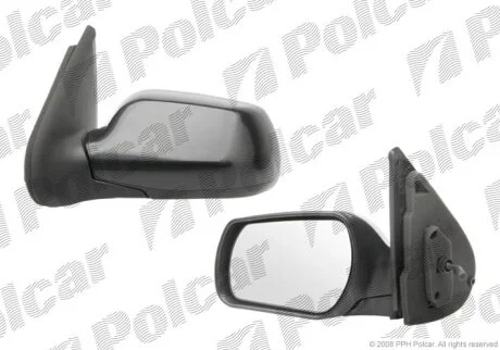 Дзеркало зовнішнє лівий, 2, 04.03- Polcar 4525511M