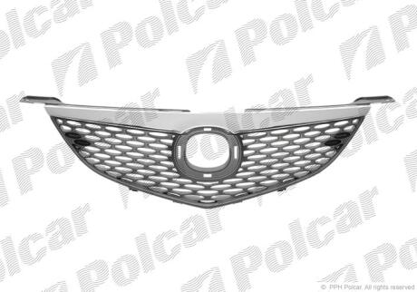 Решітка радіатора MAZDA 3 седан (BK) 10.03-07.09 Polcar 4541053