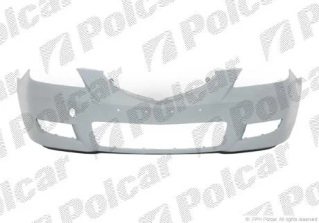 Бампер передній MAZDA 3, 04-09 Polcar 45410710