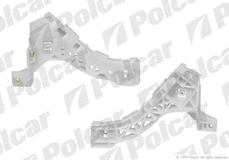Кронштейн бампера MAZDA 3, 04-09 Polcar 45410719