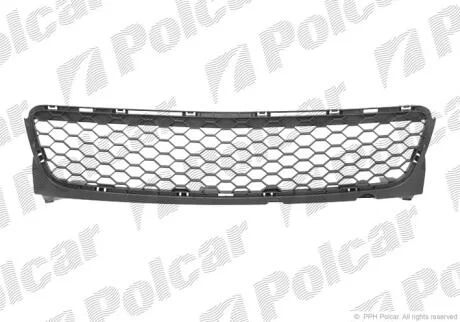 Решітка в бампері середн Polcar 45412720
