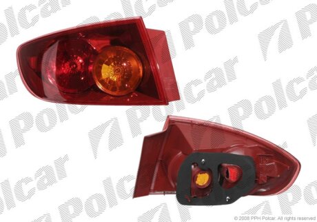Ліхтар задній, MAZDA 3, 04-09 Polcar 4541880E