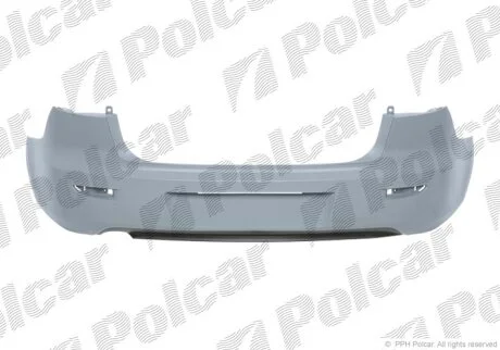 Бампер задній, MAZDA 3, 04-09 Polcar 4541962J